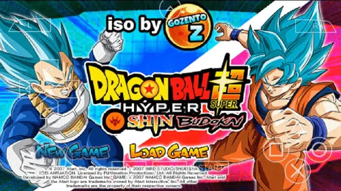 dragon ball shin budokai 2 ppsspp