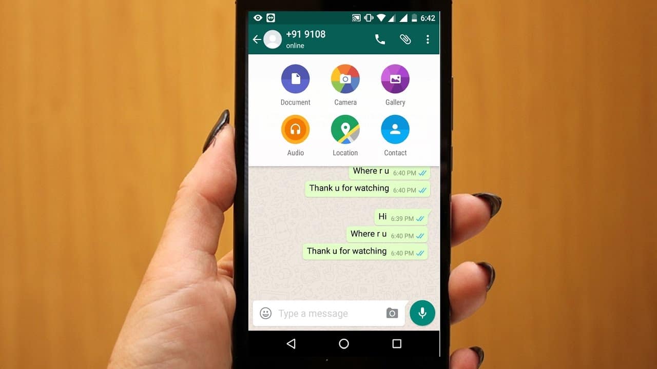 send a WhatsApp message without saving contact?