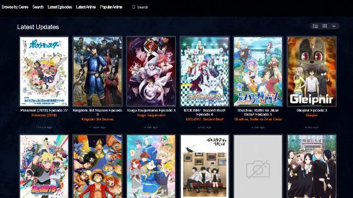 Anime Streaming Sites