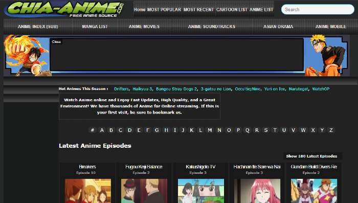 Anime Streaming Sites