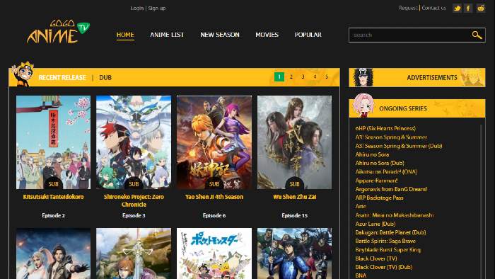 Anime Streaming Sites