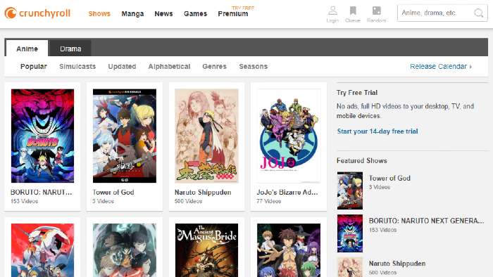 Anime Streaming Site