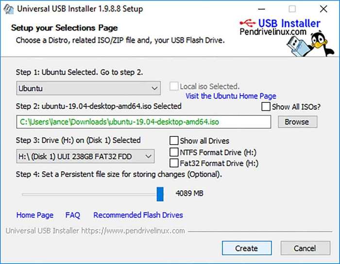 Universal USB Installer