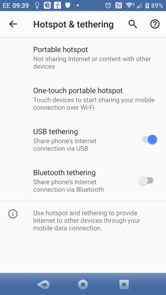 Use Android Internet To PC