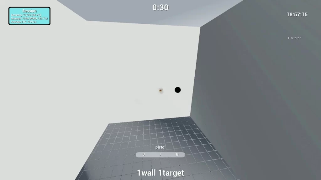 1 wall 1 target