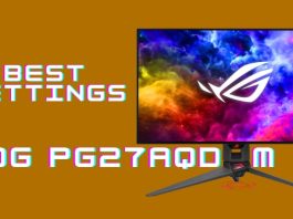 Best settings for ASUS ROG Swift 240hz PG27AQDM