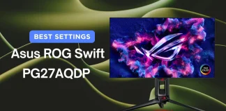 Best settings Asus rog swift pg27aqdp