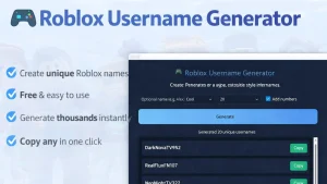 roblox username generator